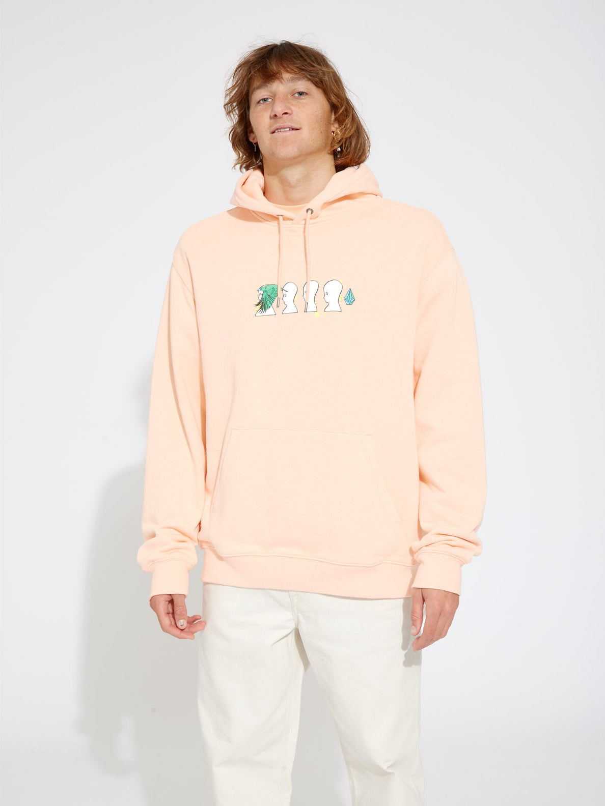 Sweat à capuche Ed Merlin Murray Peach Bud Volcom