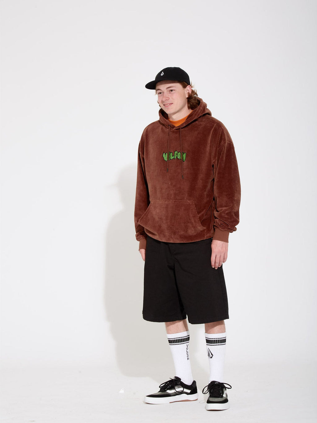 Volcom Distone Donkey Brown Hoodie