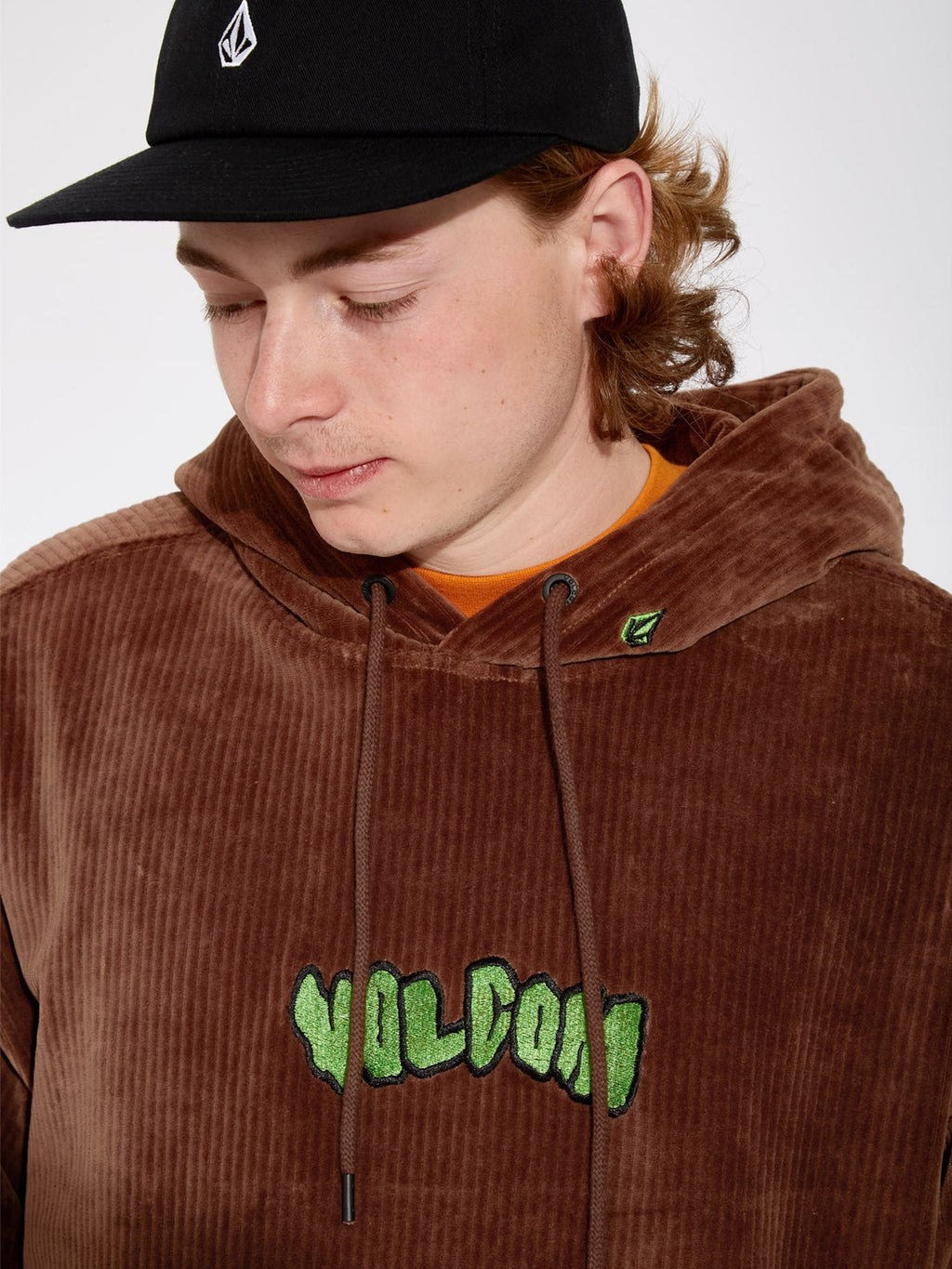 Volcom Distone Donkey Brown Hoodie