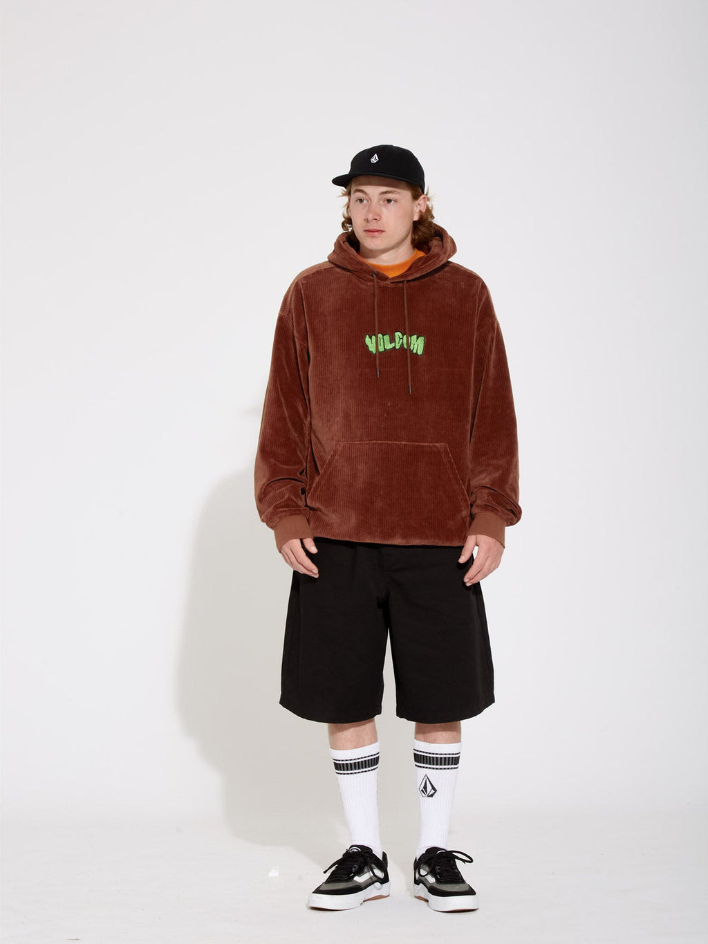 Volcom Distone Donkey Brown Hoodie
