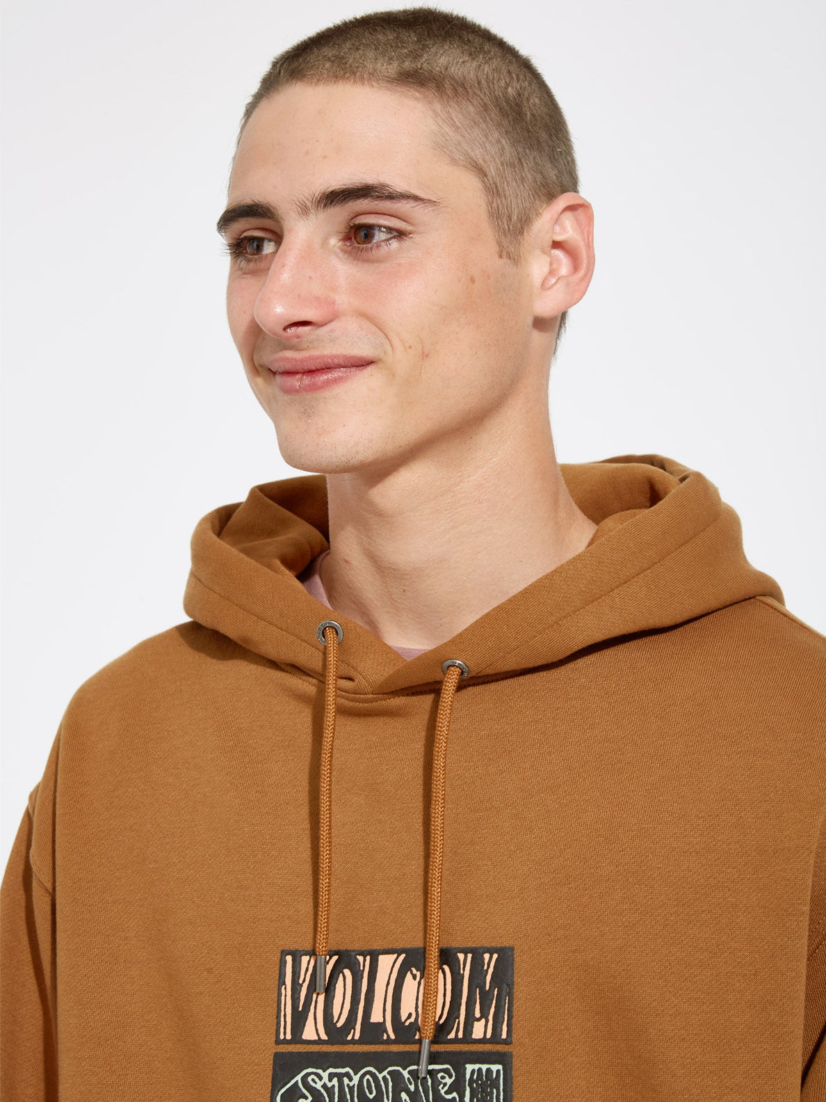 Sweat à capuche en caoutchouc Volcom Puffstone