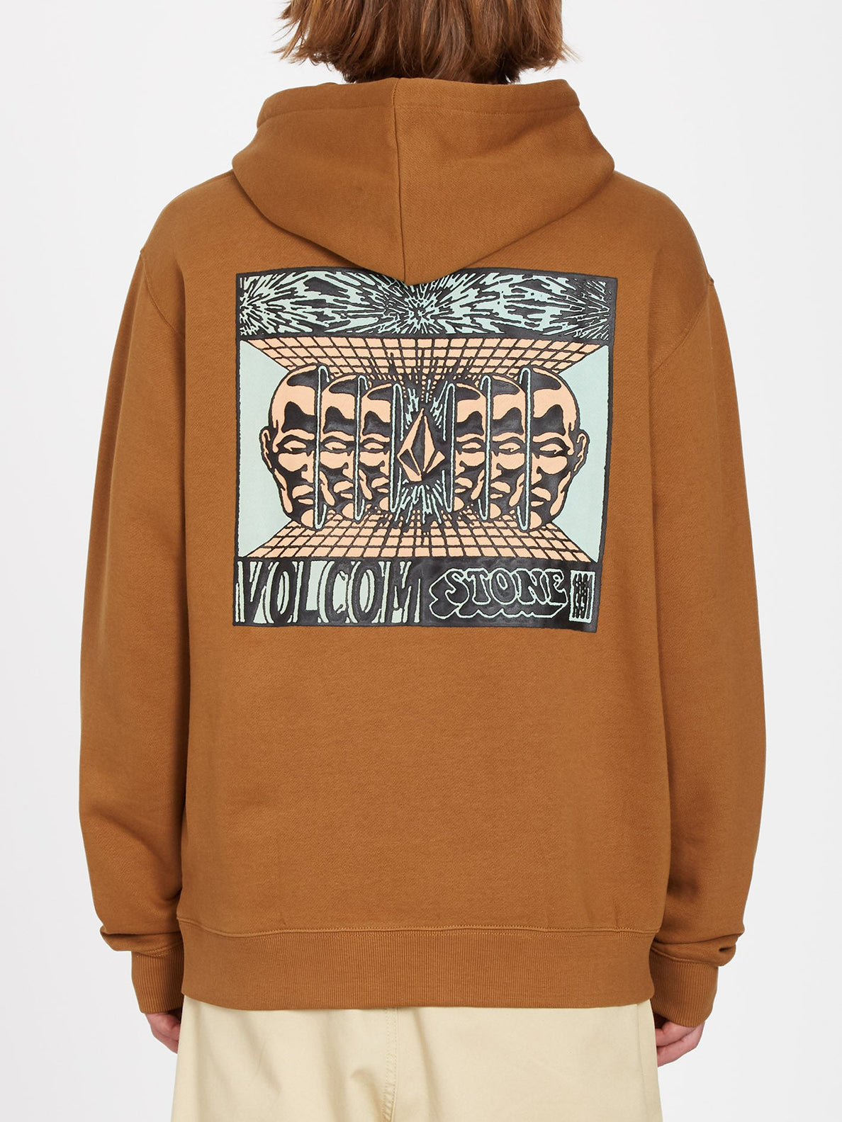 Sweat à capuche en caoutchouc Volcom Puffstone