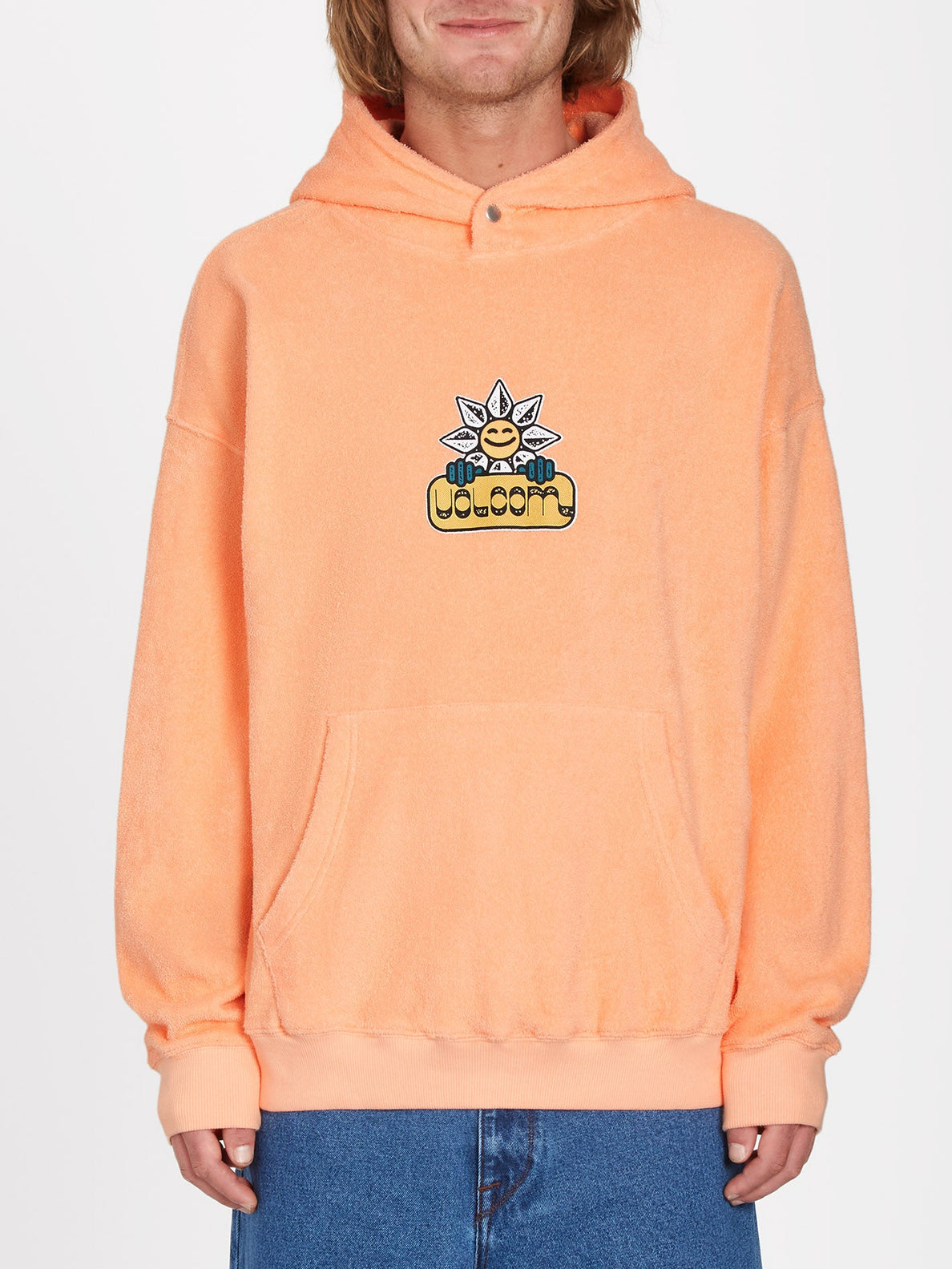 Felpa con cappuccio Volcom Chillhood Peach Bud