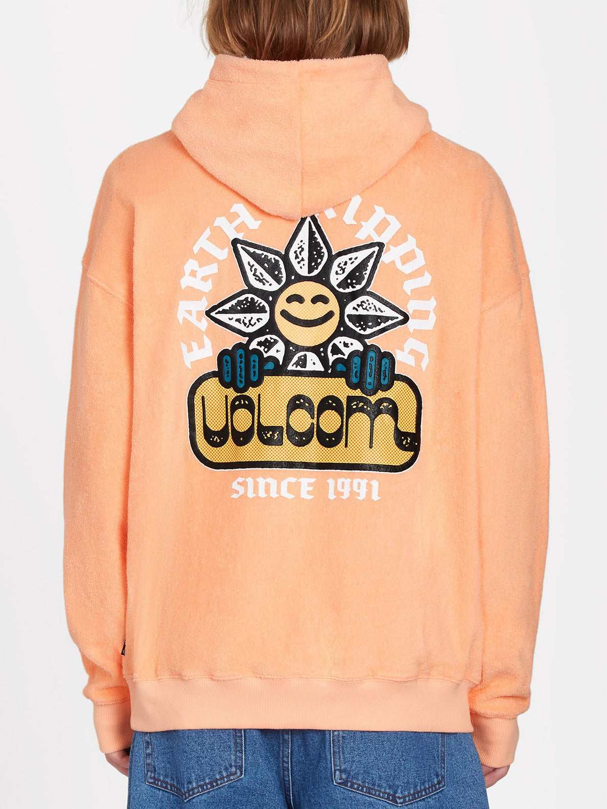 Felpa con cappuccio Volcom Chillhood Peach Bud