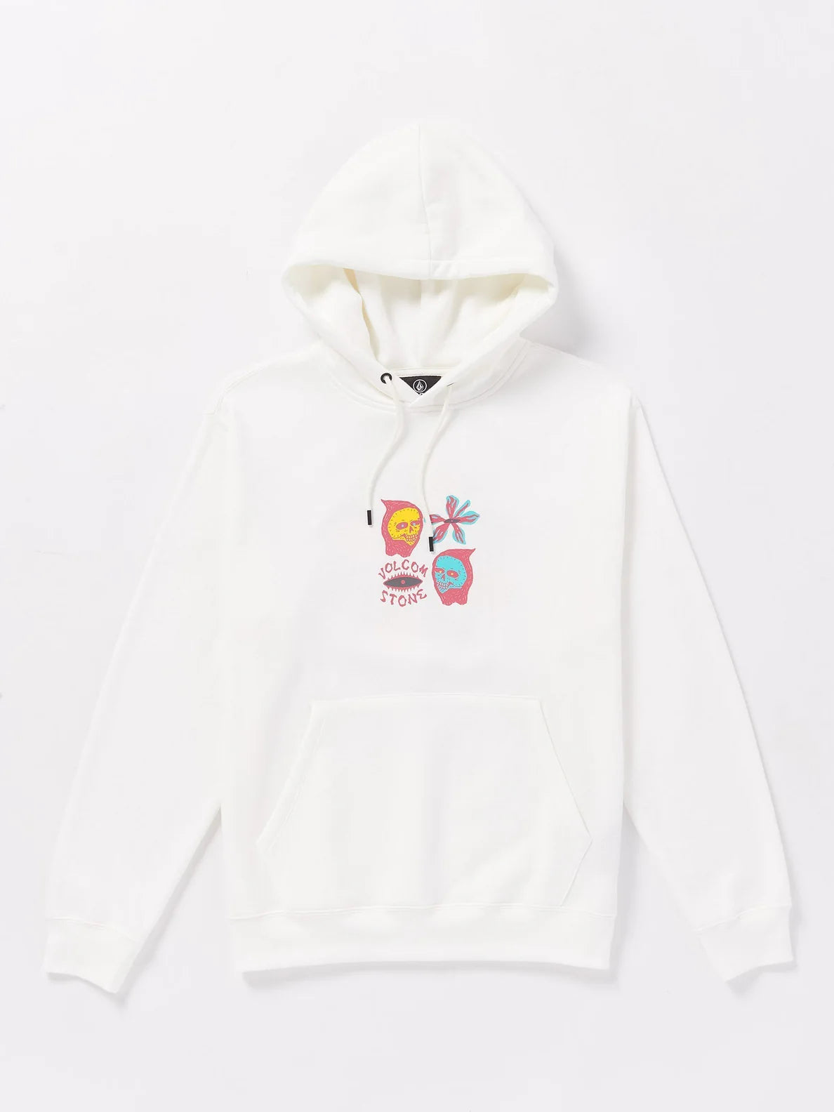 Sweat à capuche Volcom Earth Tripper - Blanc cassé