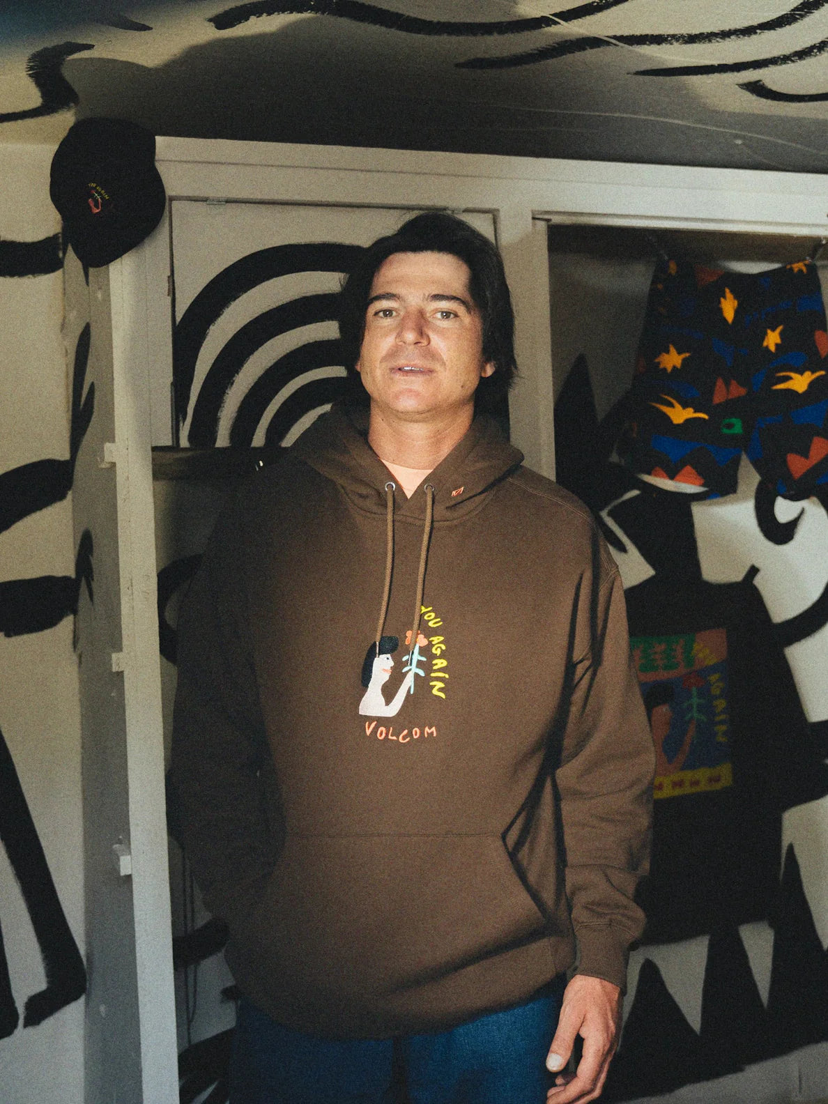 Volcom Fa Arthur Longo Po Sweatshirt - Dark Earth