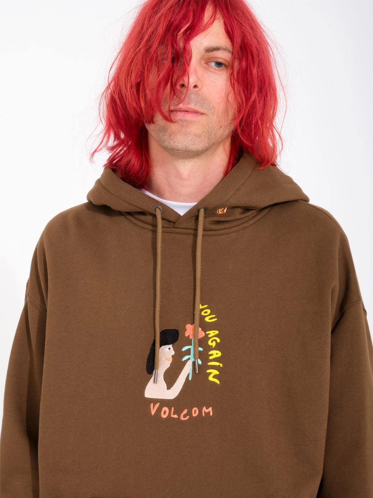 Volcom Fa Arthur Longo Po Sweatshirt - Dark Earth