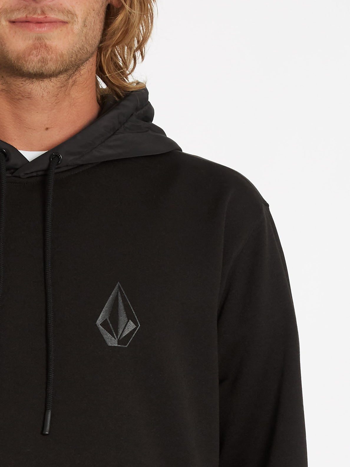 Sudadera con capucha Volcom Iconic Tech Black