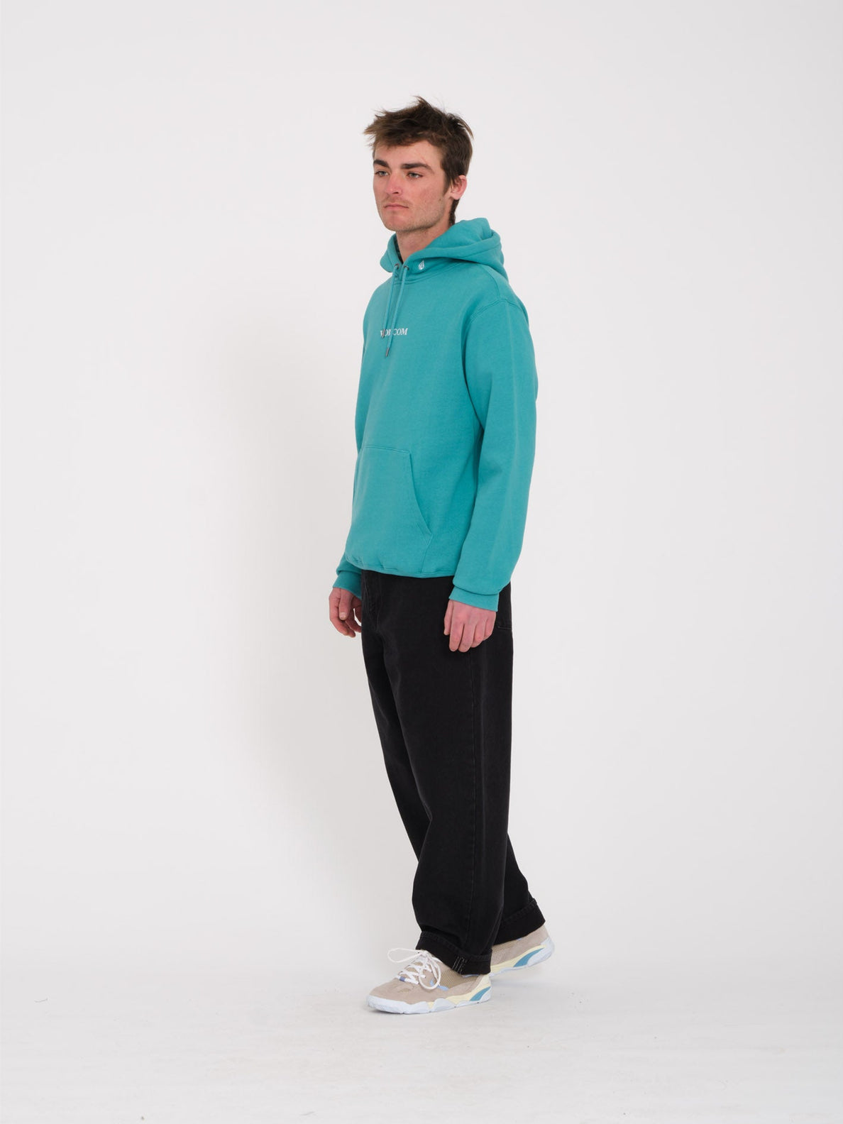 Sweat à capuche Volcom Stone Temple bleu sarcelle