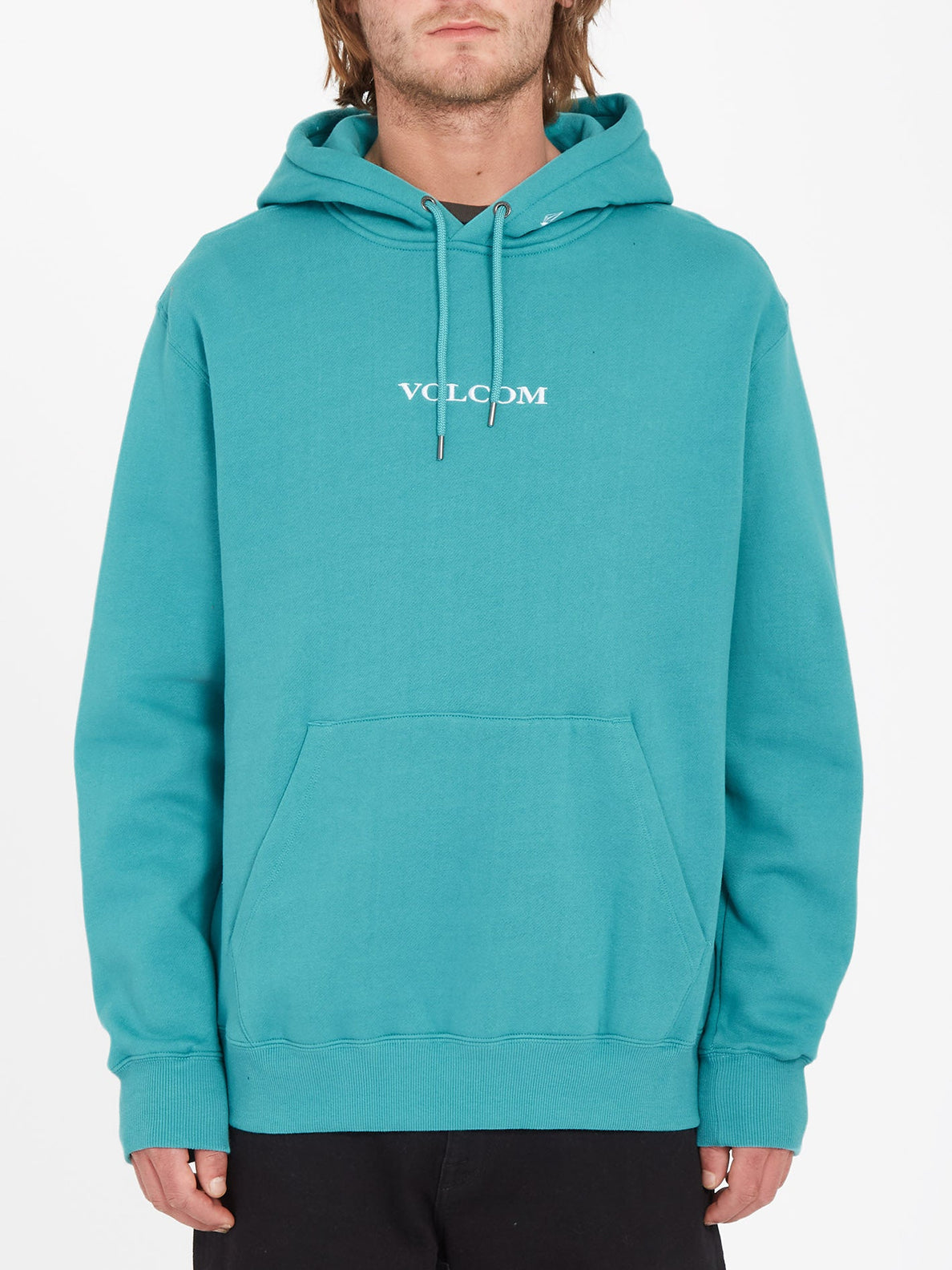 Sweat à capuche Volcom Stone Temple bleu sarcelle