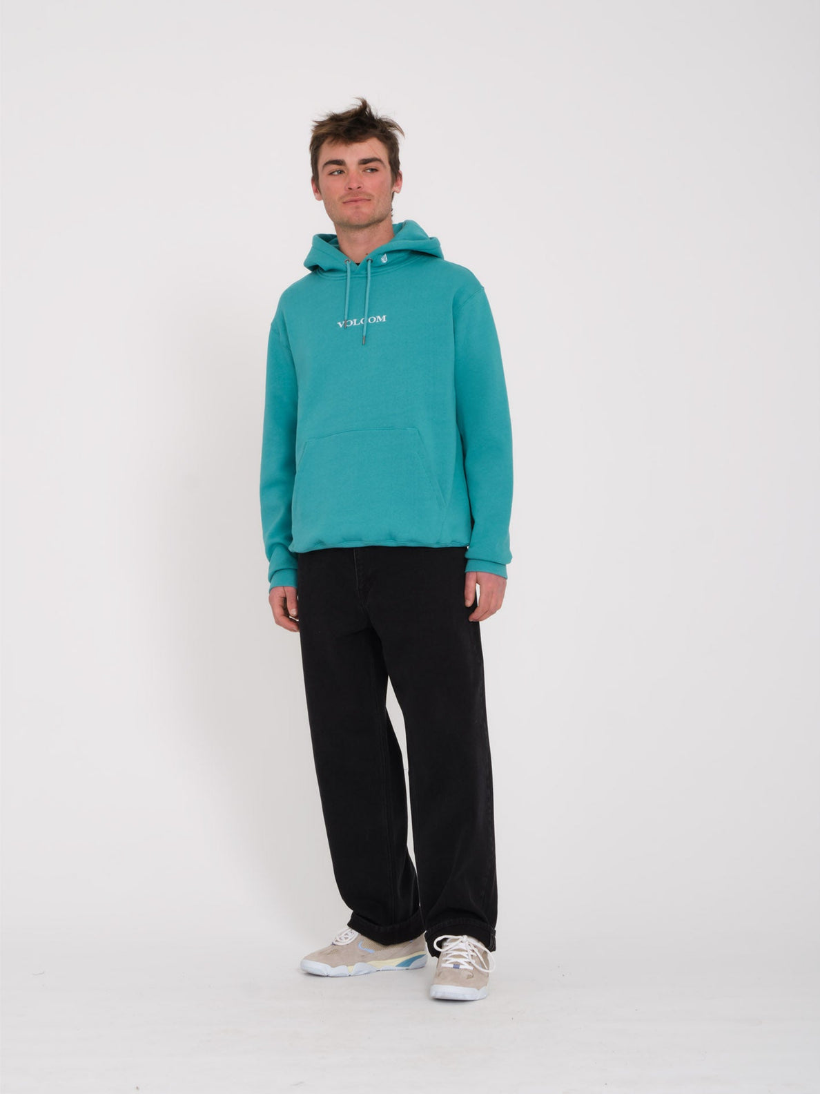 Sweat à capuche Volcom Stone Temple bleu sarcelle