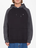 Felpa con cappuccio Volcom Homak nera