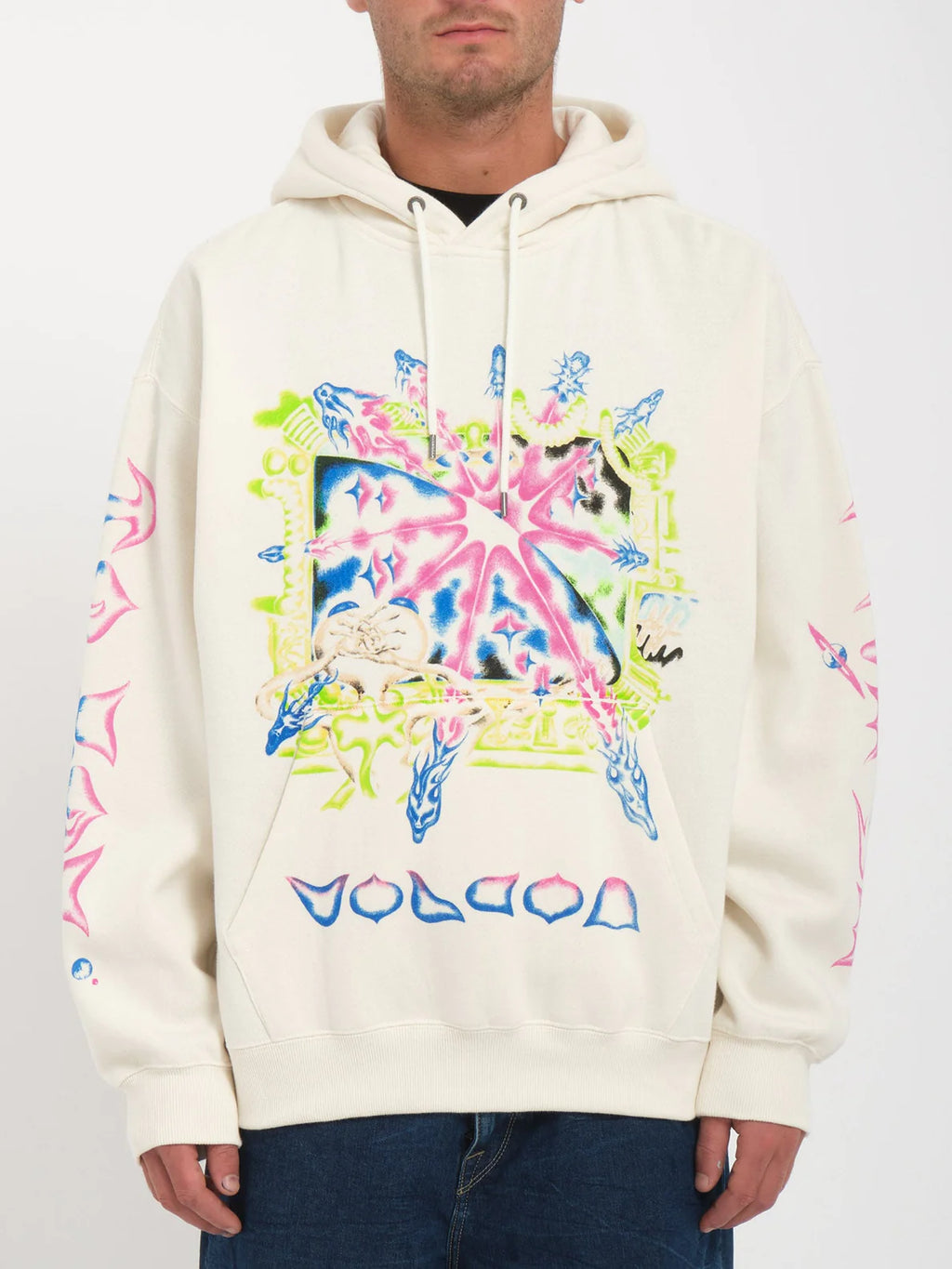 Volcom Sam Ryser Kapuzenpullover – gebrochenes Weiß