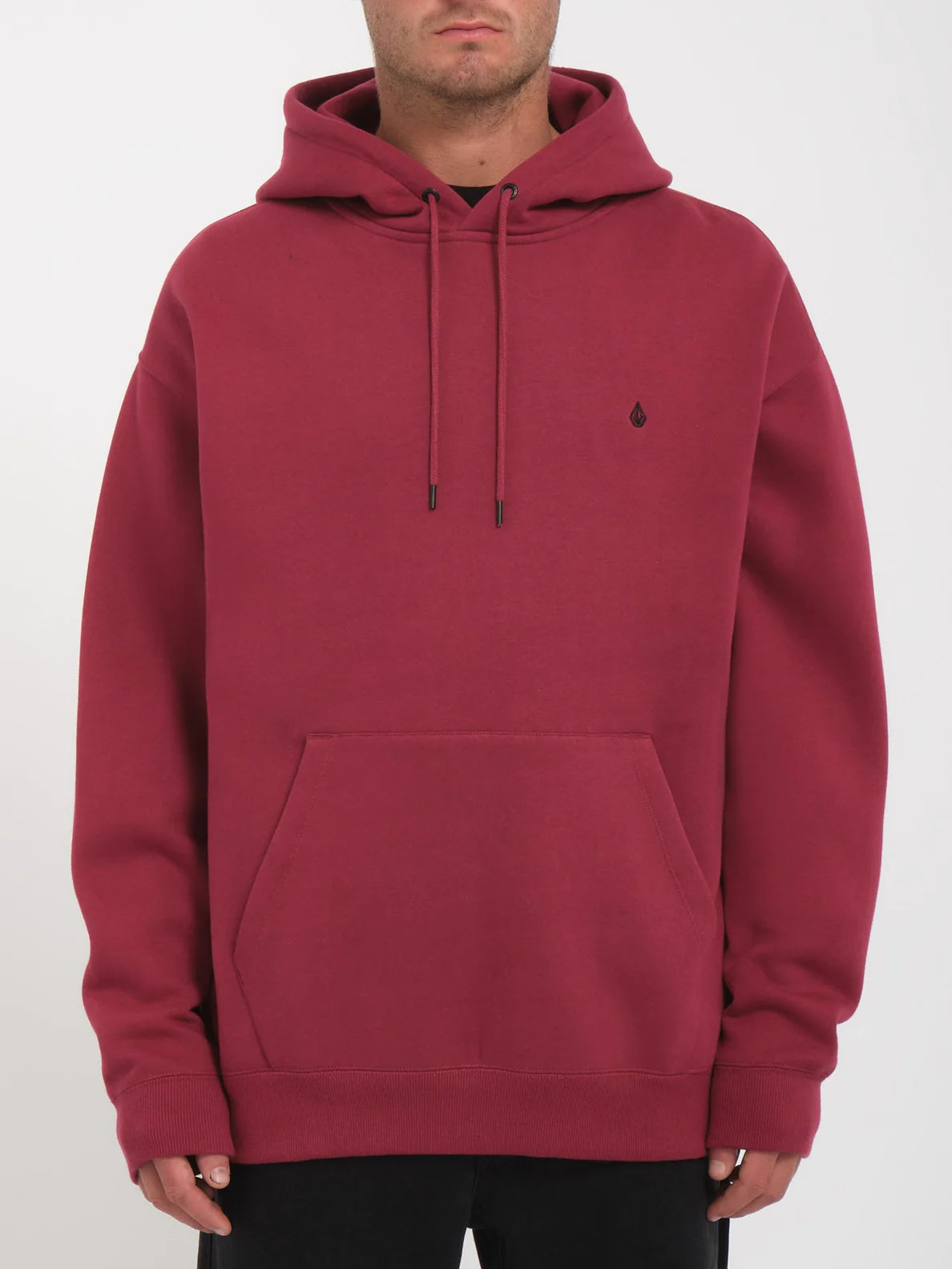 Sweat à capuche Volcom Single Stone - Vin