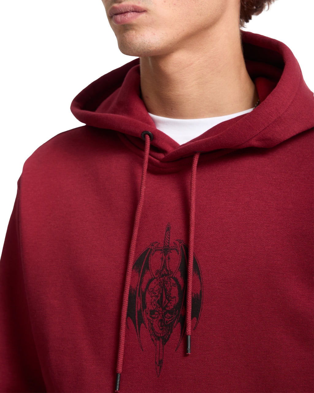 Volcom Noder sudadera con capucha hombre detail 2 | PEPPER RED