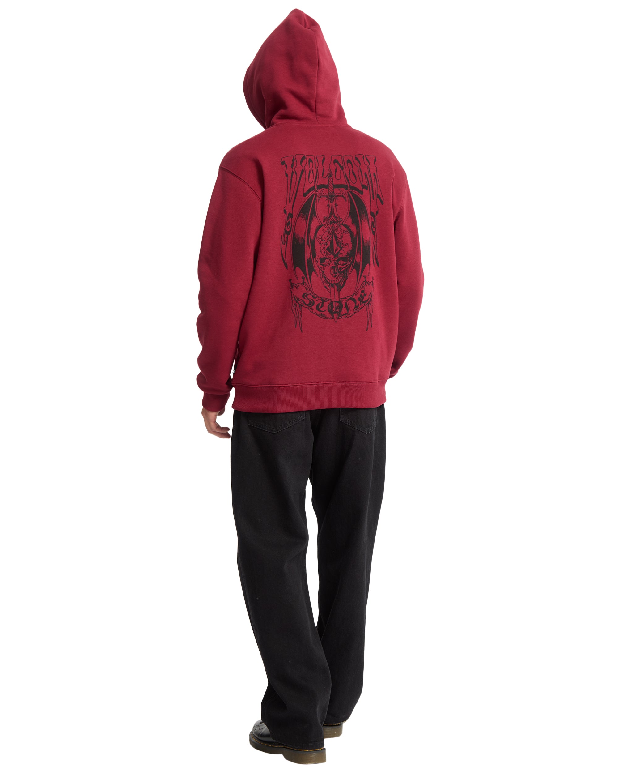 Volcom Noder sudadera con capucha hombre detail 5 | PEPPER RED