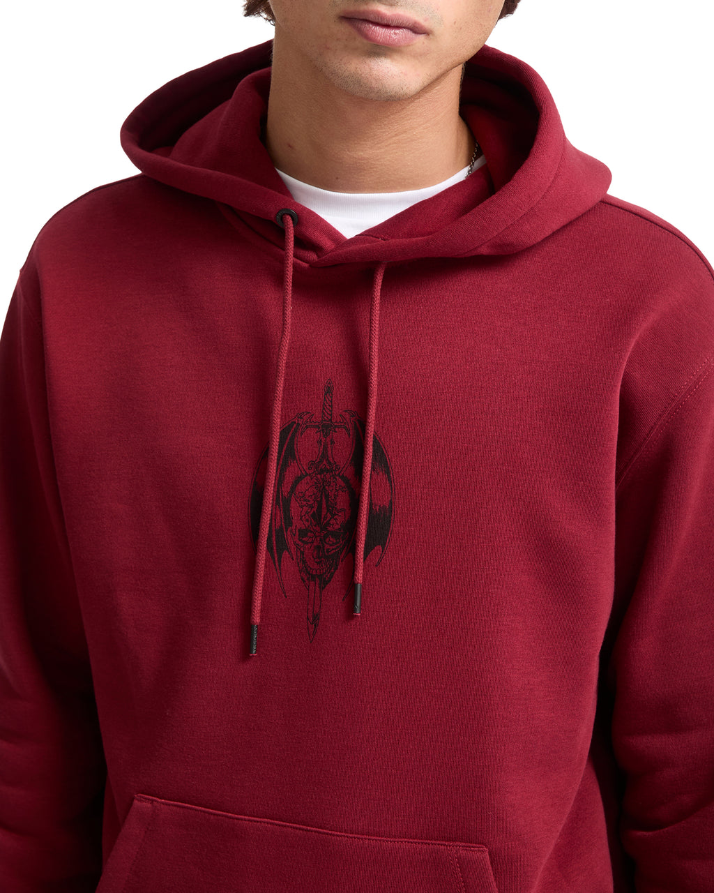 Volcom Noder sudadera con capucha hombre detail 9 | PEPPER RED