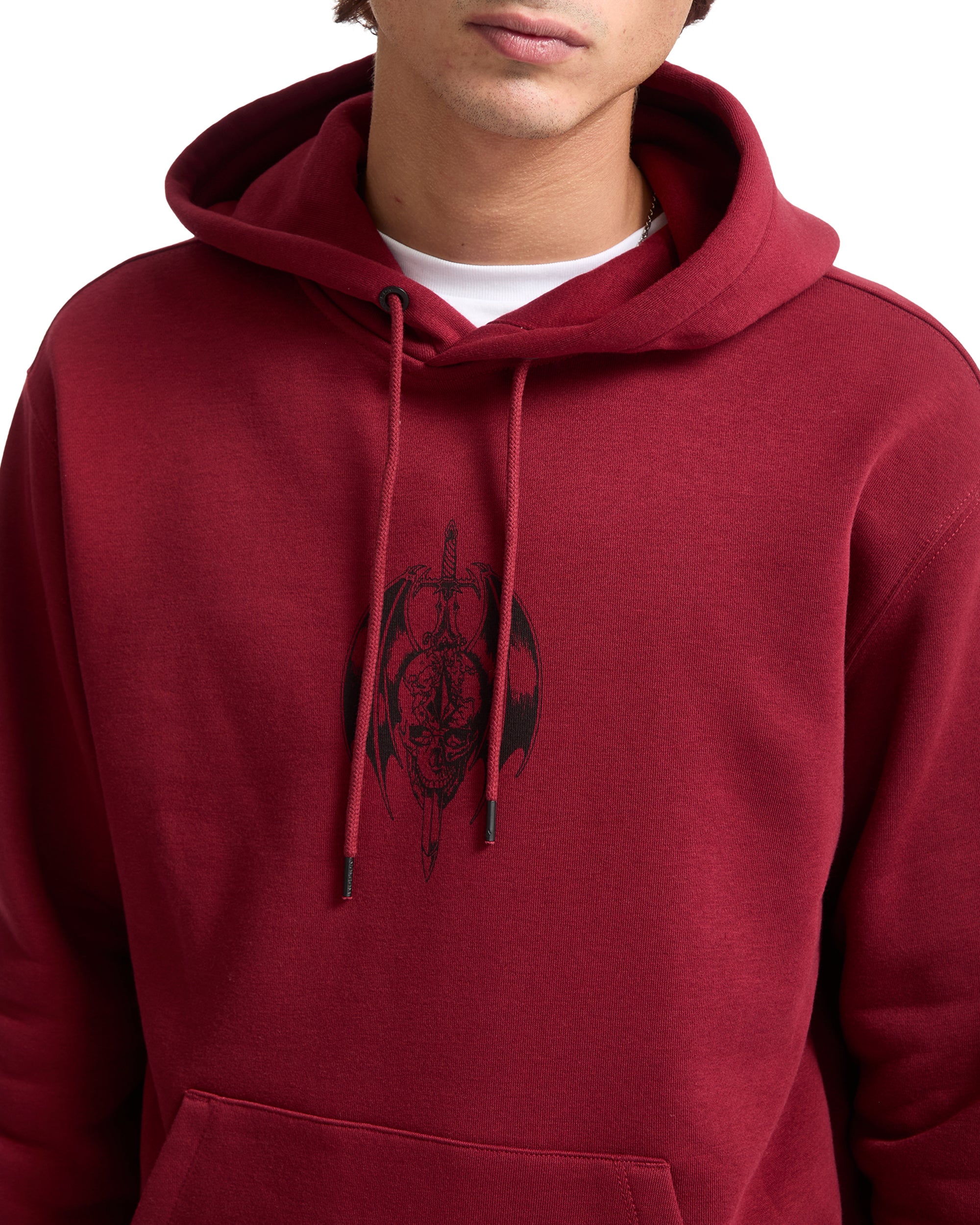 Volcom Noder sudadera con capucha hombre detail 9 | PEPPER RED