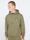 Felpa con cappuccio Volcom Earth Tripper - Verde timo