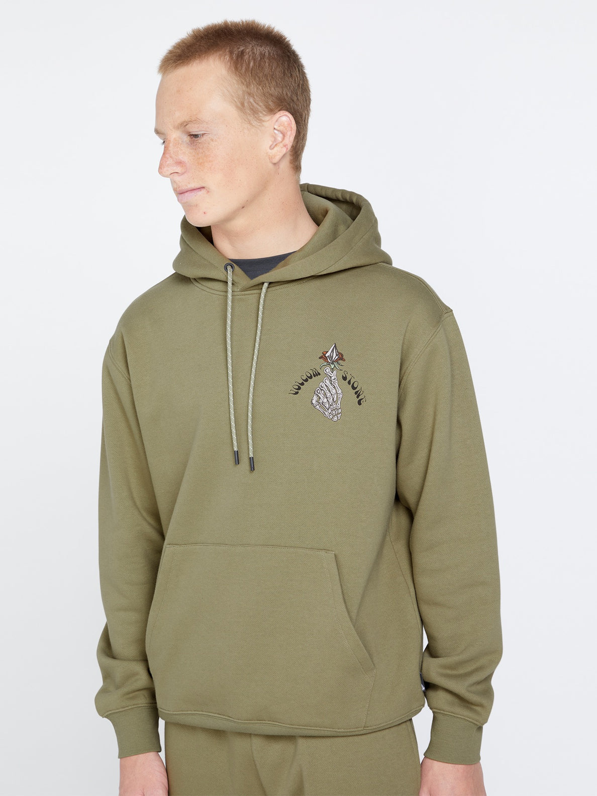 Sudadera con capucha Volcom Earth Tripper - Thyme Green