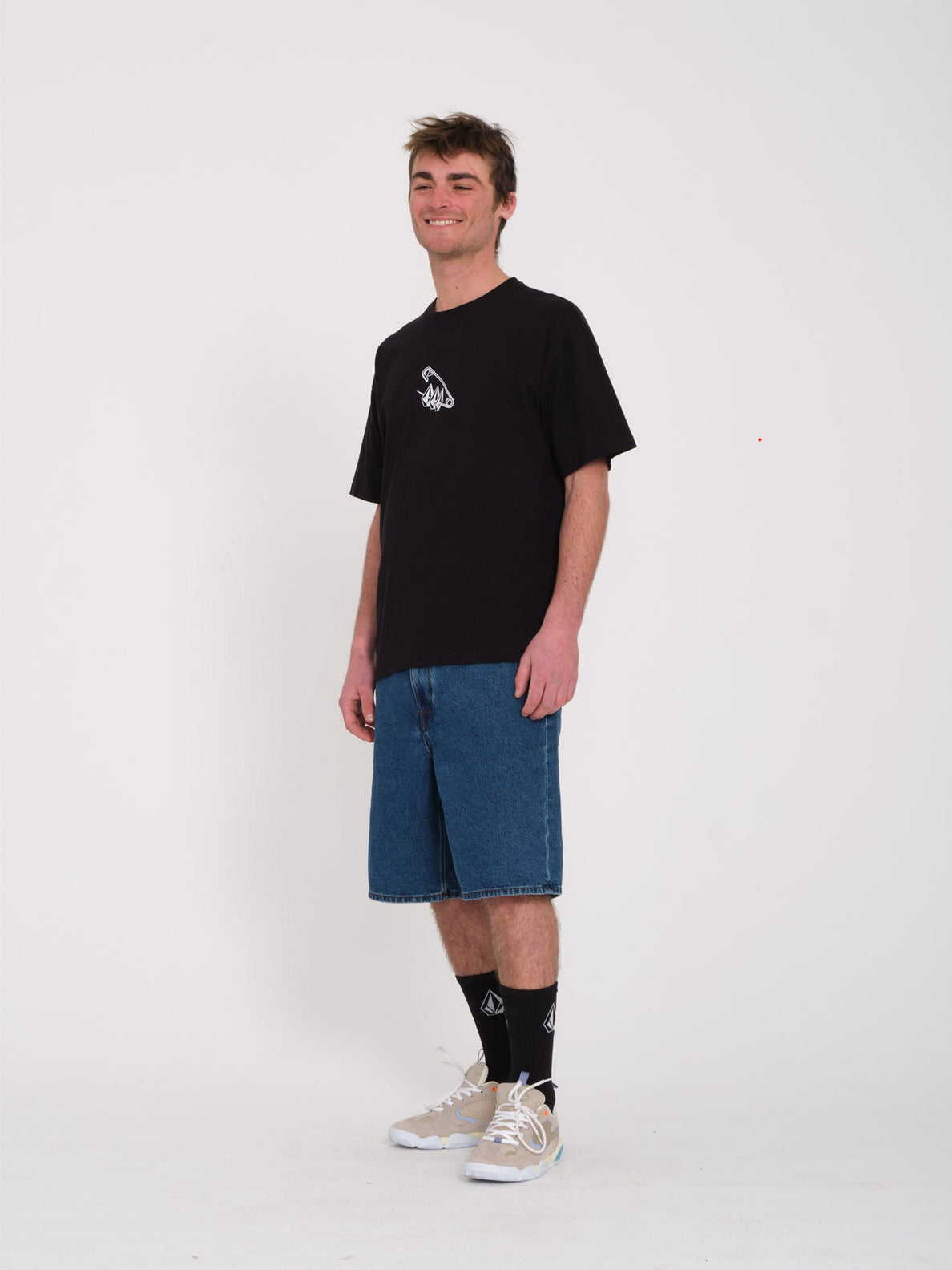 Maglietta Volcom Pinedstones SS nera