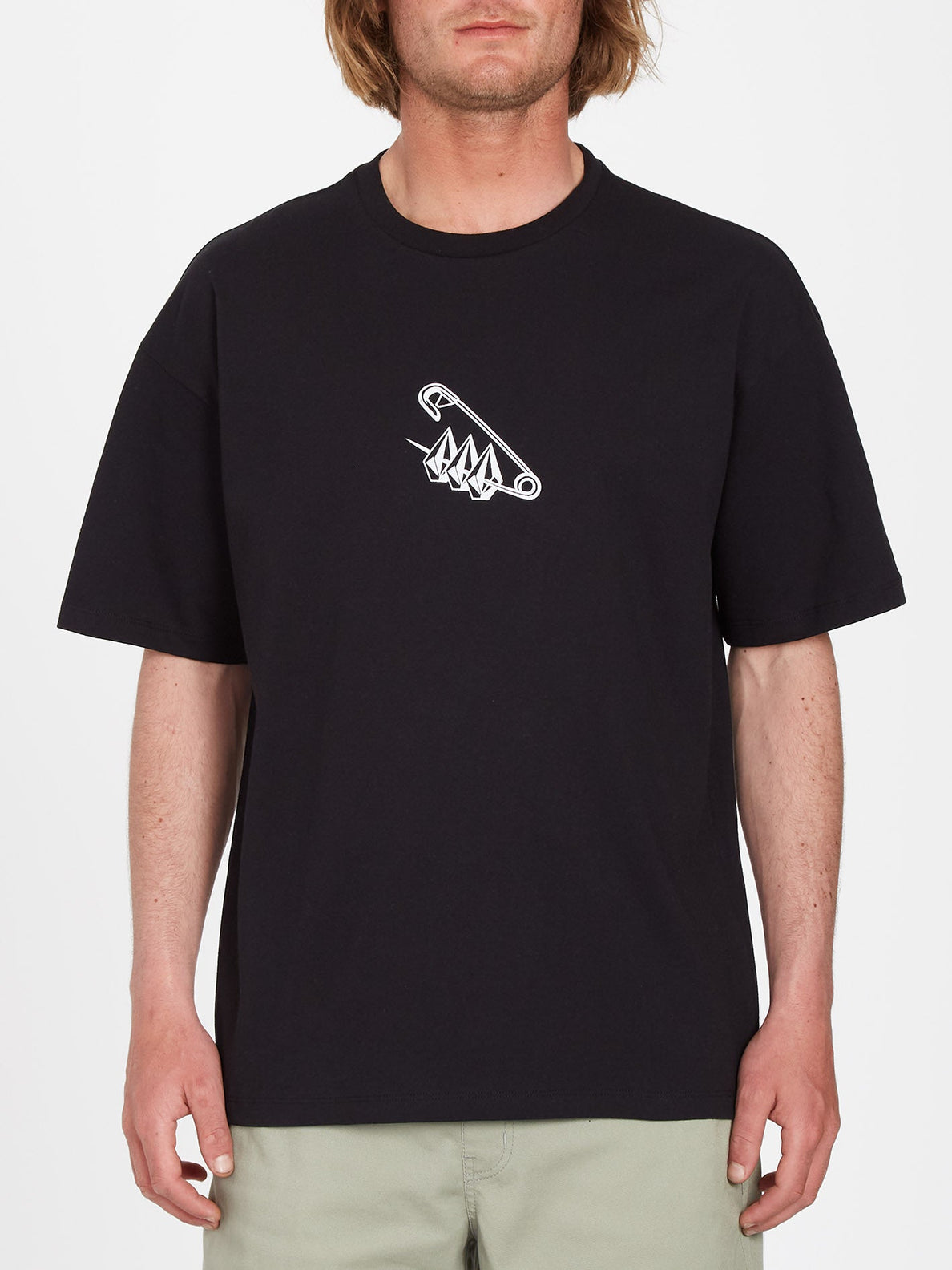 Maglietta Volcom Pinedstones SS nera