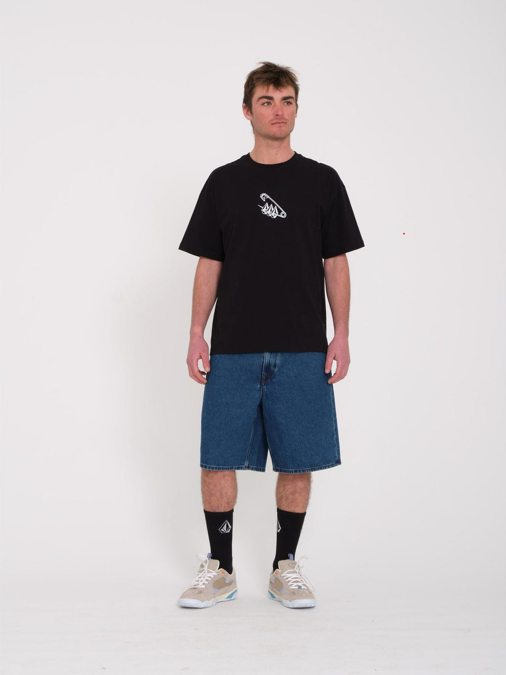 Maglietta Volcom Pinedstones SS nera