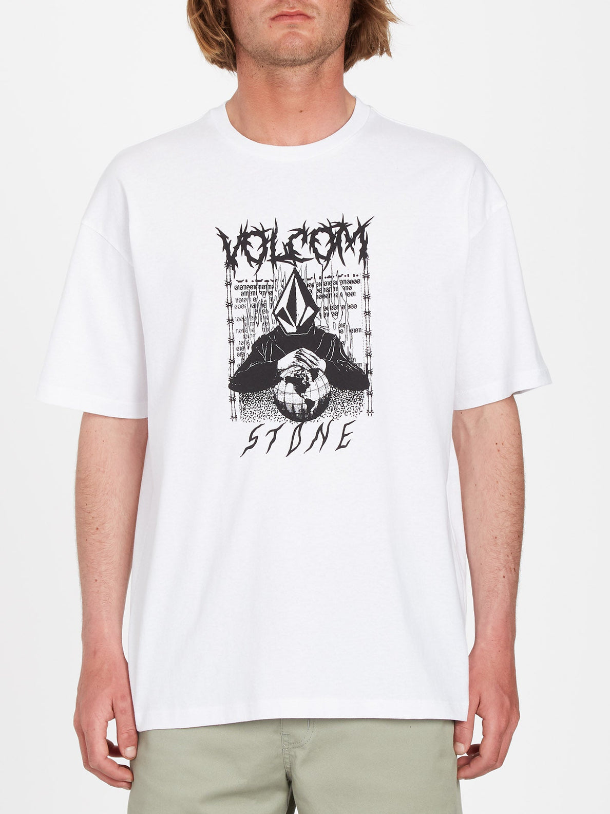 T-shirt Volcom Edener SS - Bianca