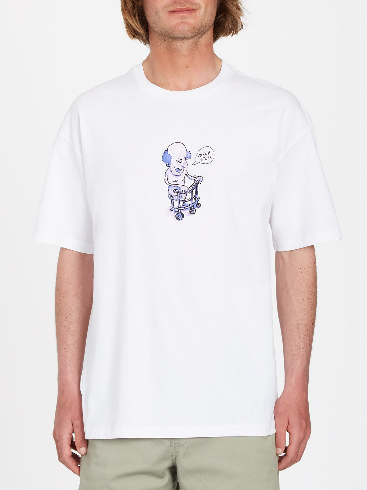 Camiseta Volcom Slowfutur SS White | Camisetas de hombre | Camisetas manga corta de hombre | Volcom Shop | surfdevils.com