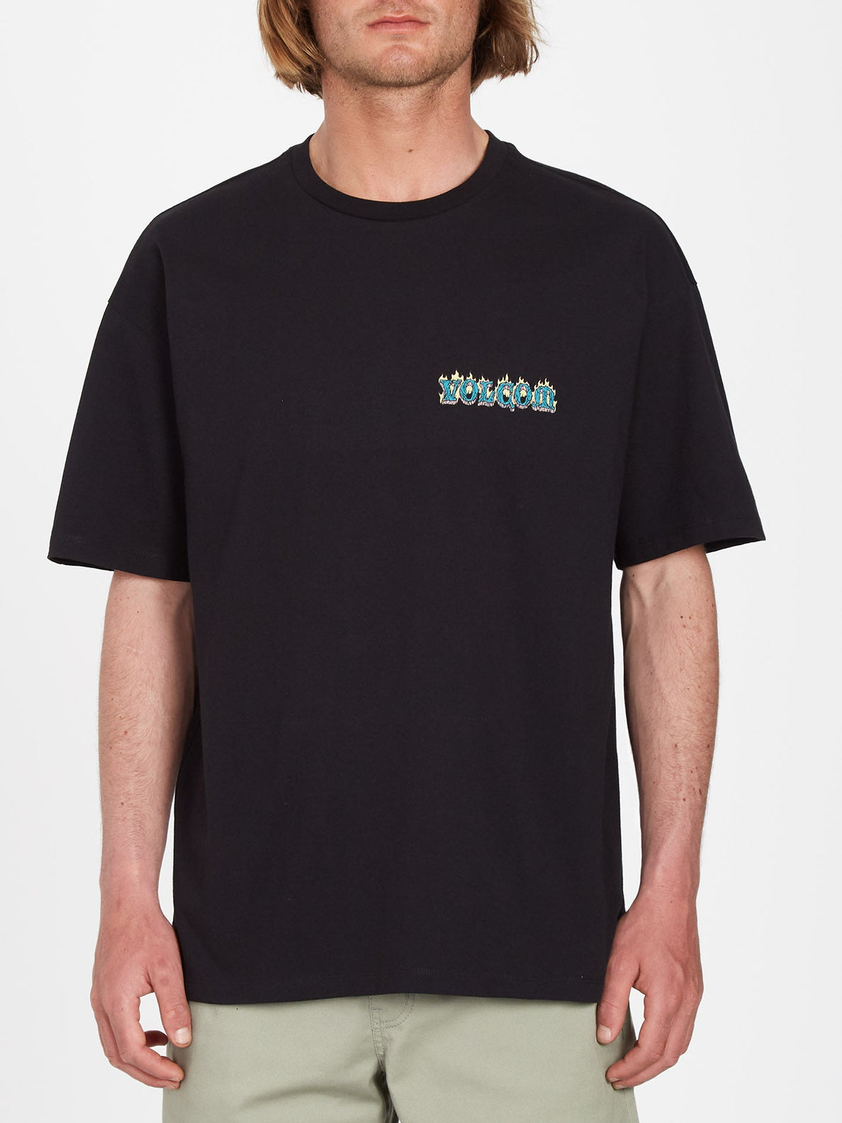 Volcom Alstone Schwarzes T-Shirt | Meistverkaufte Produkte | Neue Produkte | Neueste Produkte | surfdevils.com