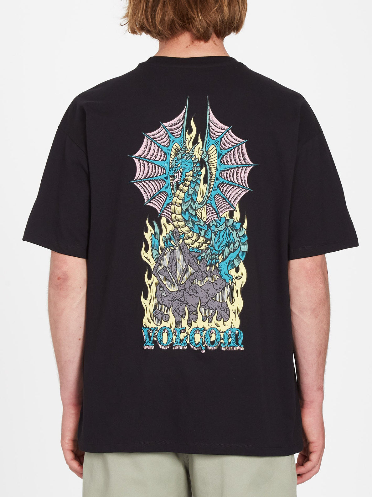 Volcom Alstone Schwarzes T-Shirt