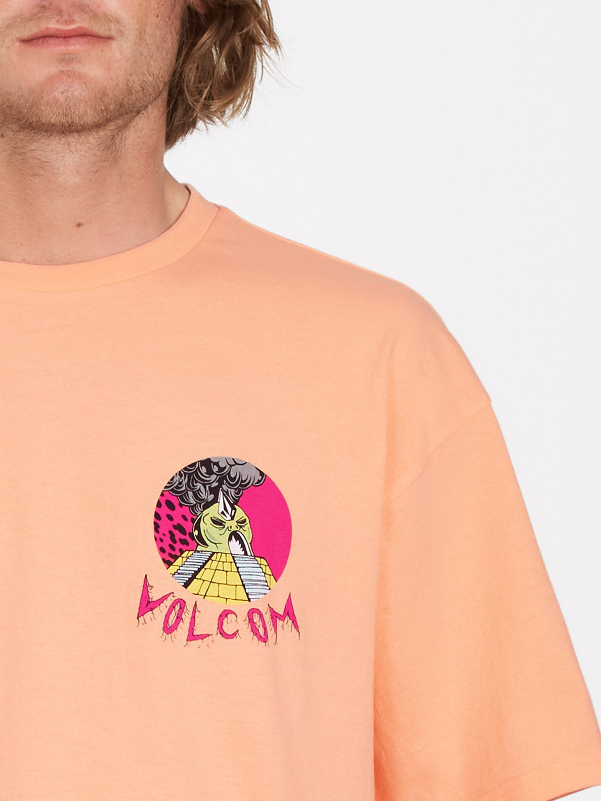T-shirt Volcom Sanair ss - Peach Bud