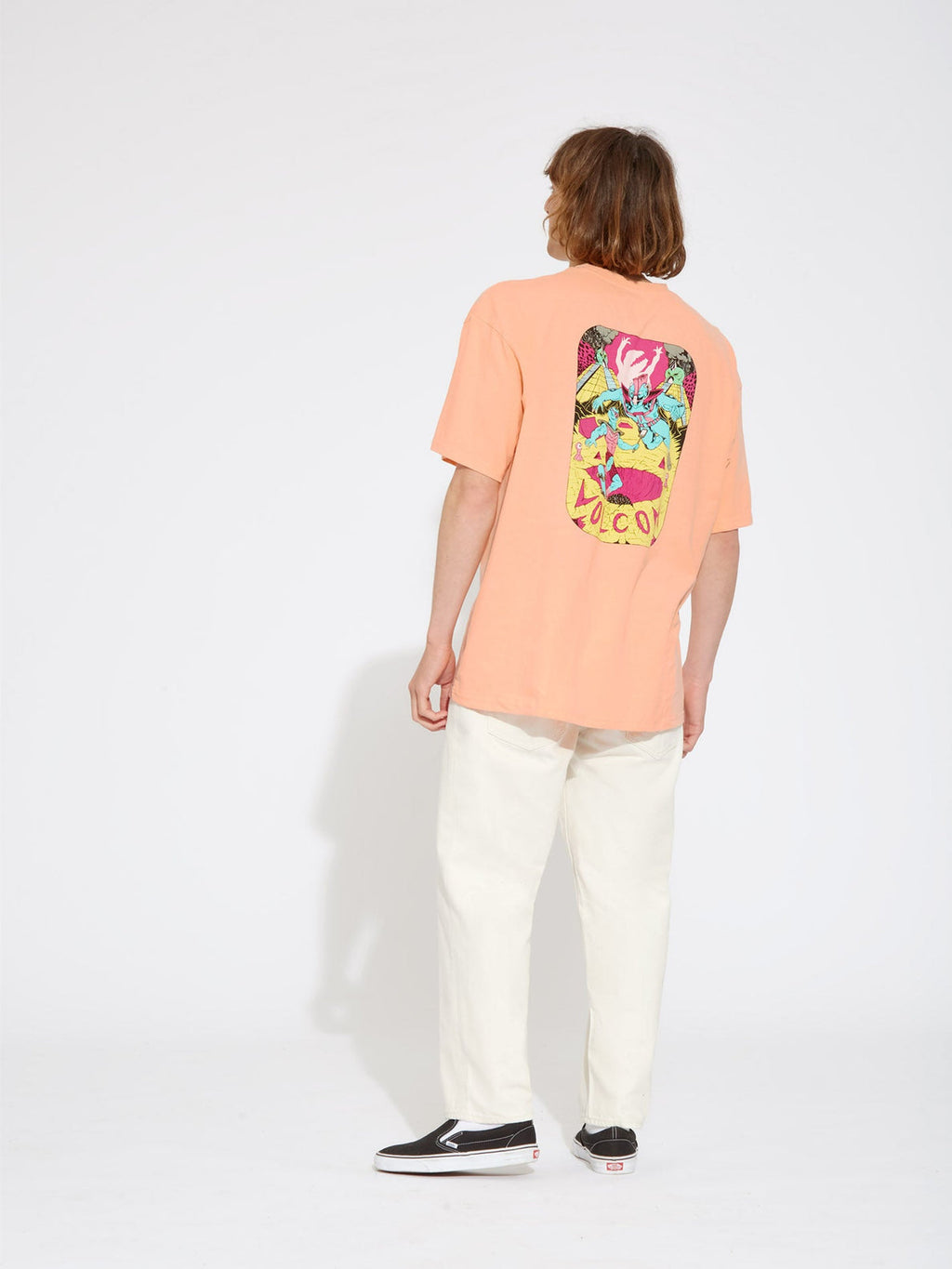 T-shirt Volcom Sanair ss - Peach Bud