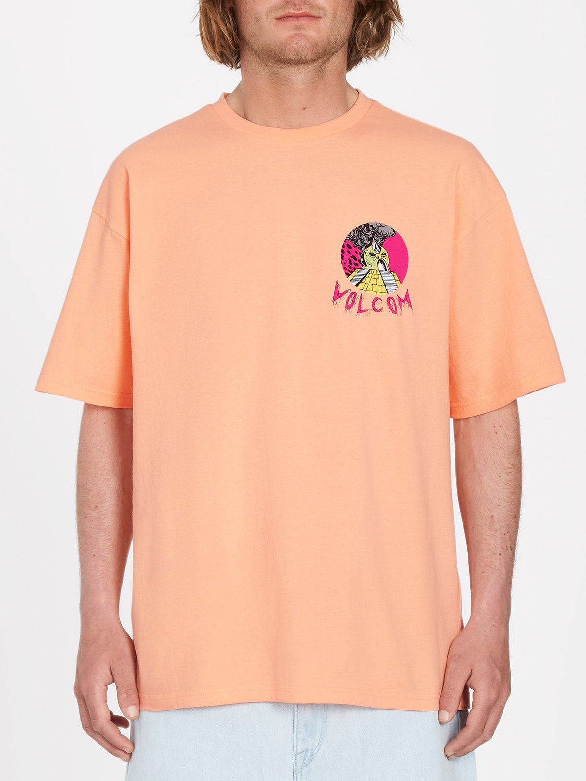 Volcom Sanair ss T-Shirt - Peach Bud