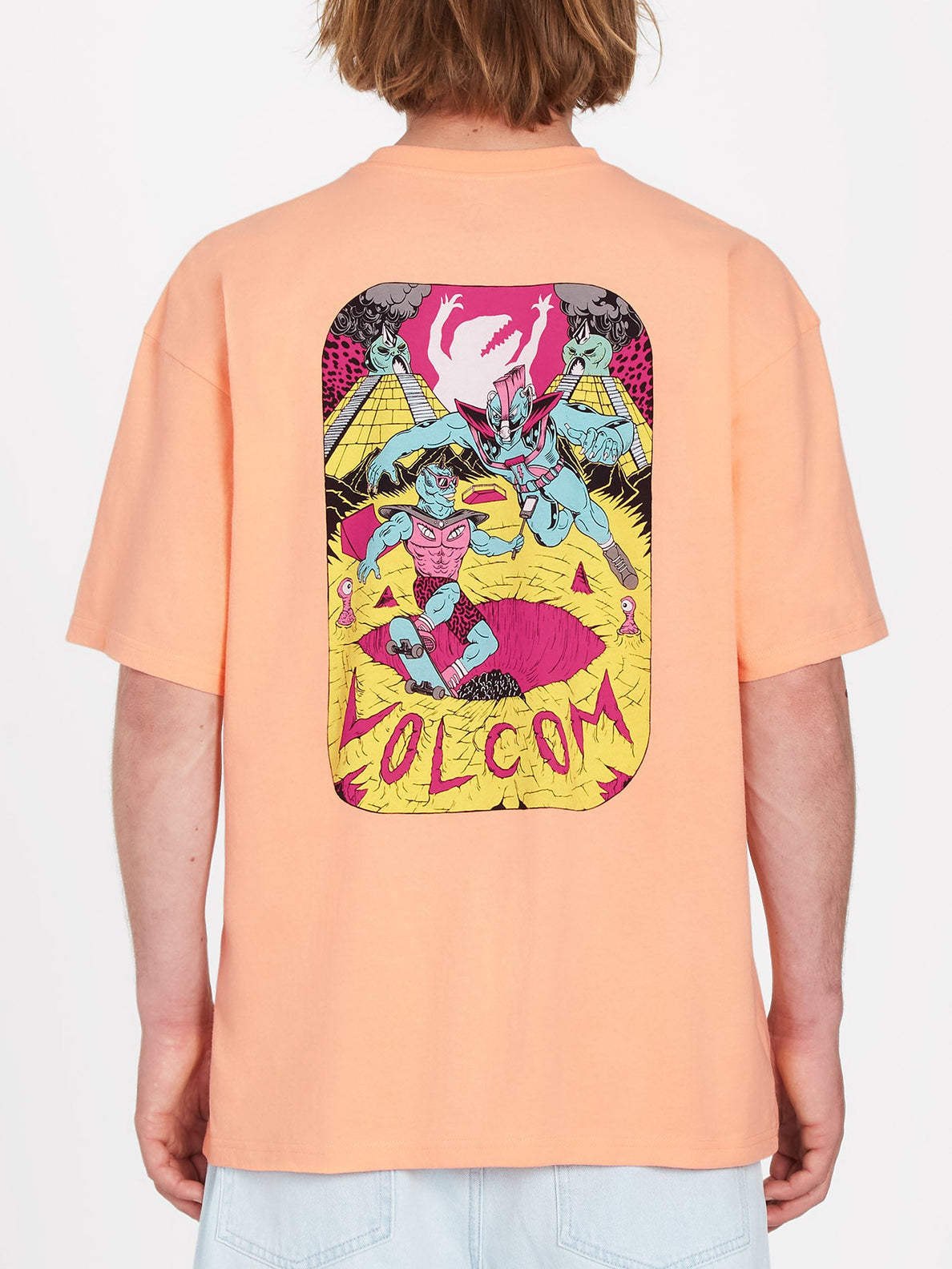T-shirt Volcom Sanair ss - Peach Bud