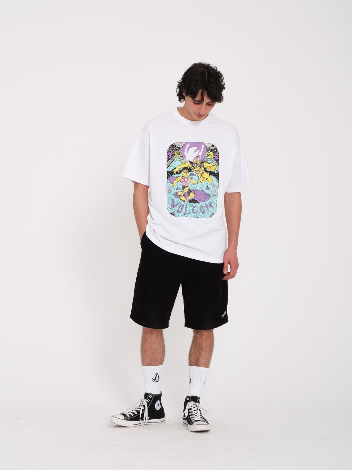 Camiseta Volcom Sanair White | surfdevils.com