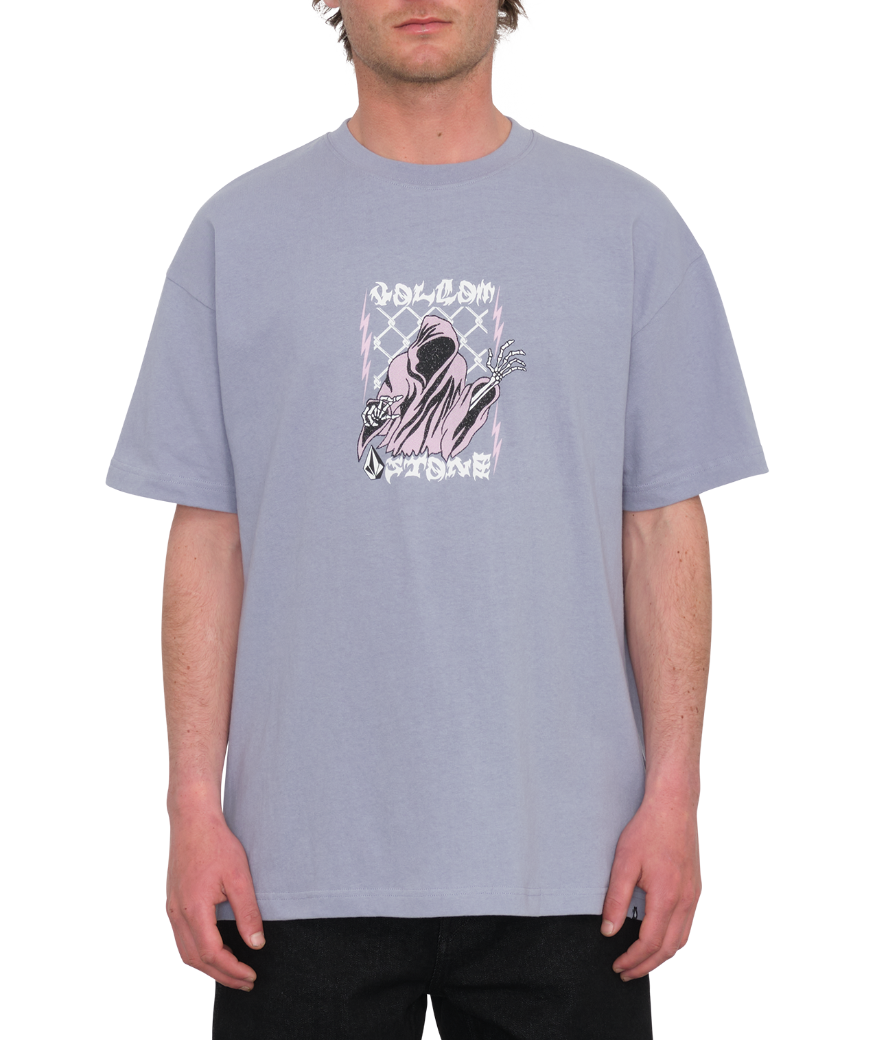 Volcom Thundertaker Short Sleeve T-Shirt - Violet Dust