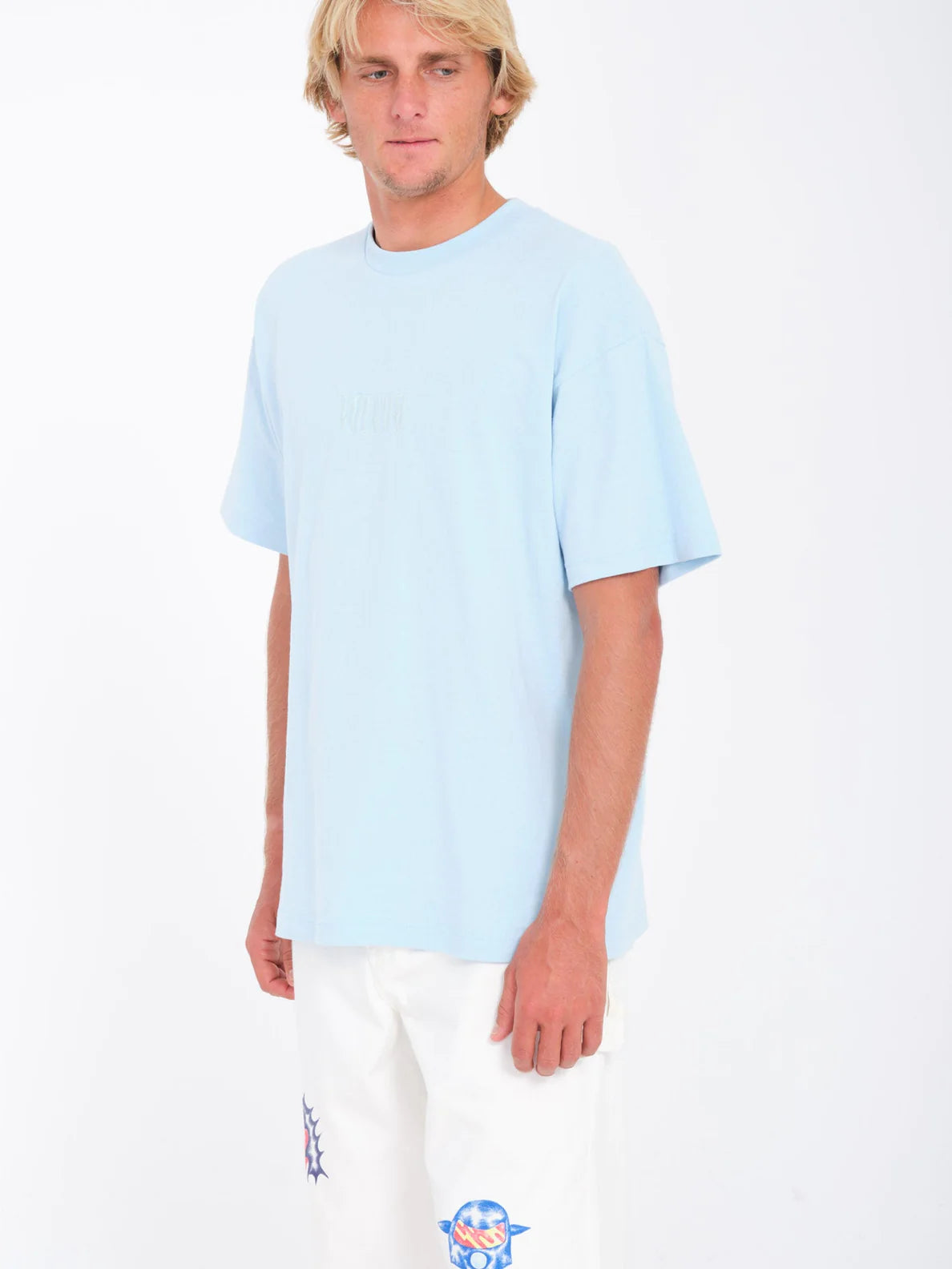 T-shirt Volcom Ripple Stone - Blu nebbioso