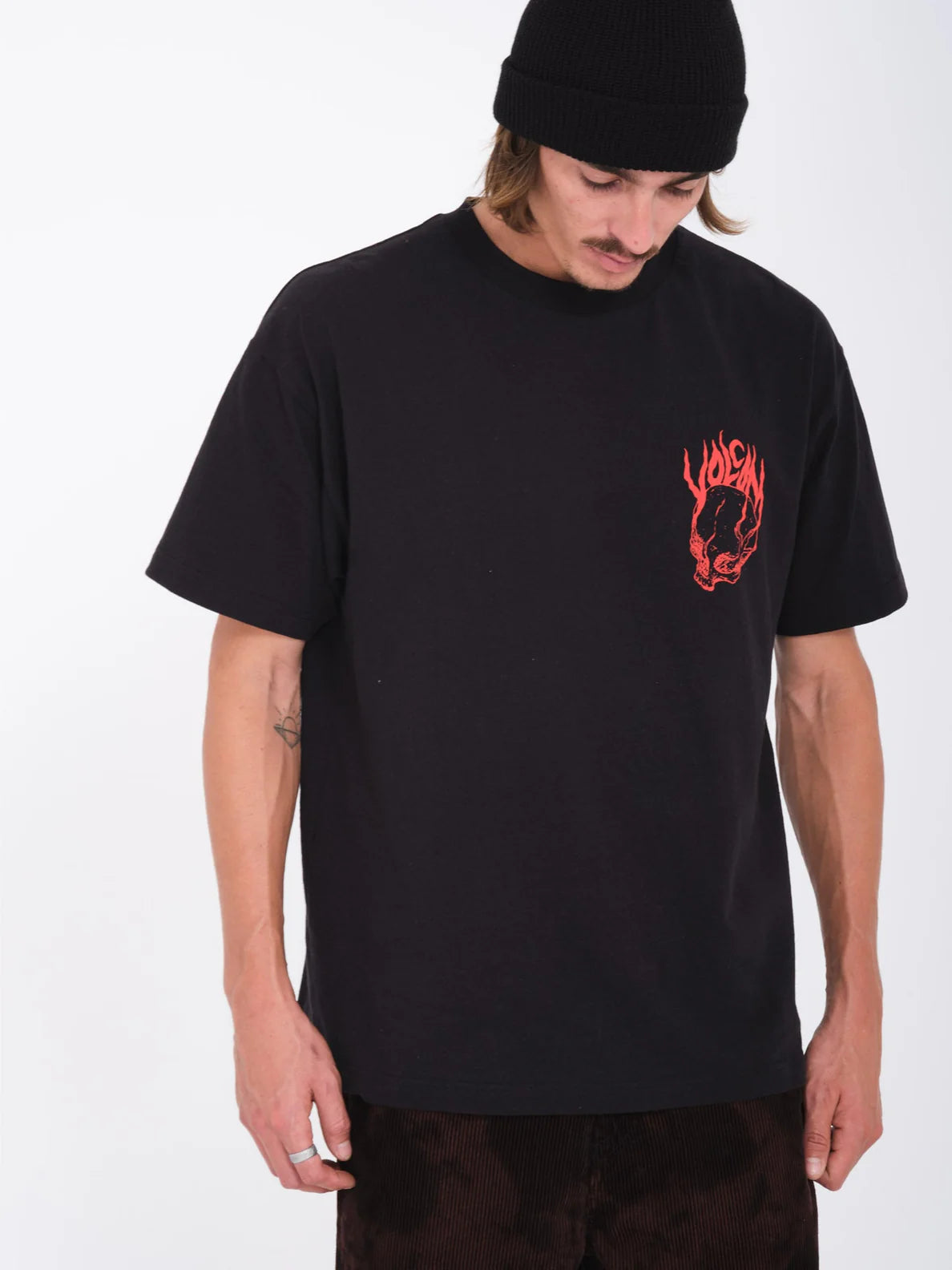 Volcom T-shirt Tomstone - Noir | Nouveaux produits | Produits les plus récents | Produits les plus vendus | surfdevils.com