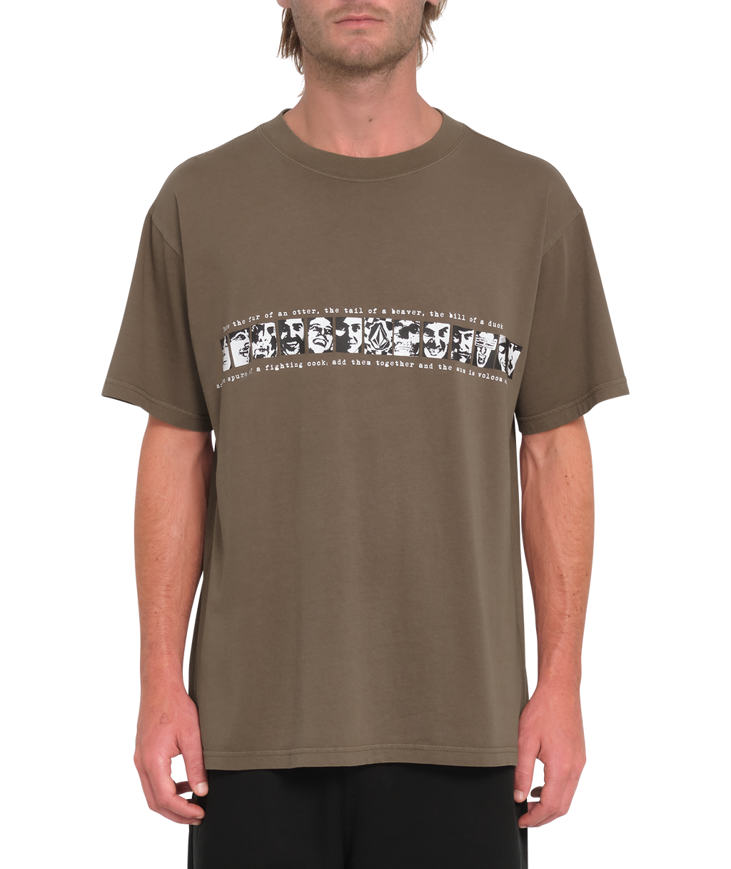 Camiseta de manga corta Volcom Skate Vitals Remy 2 - Dark Earth