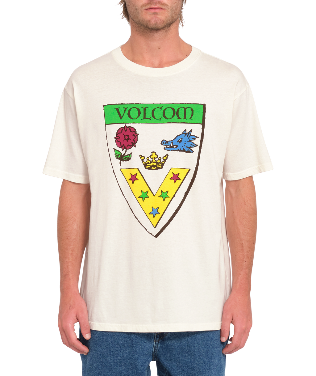 Kurzarm-T-Shirt Volcom Fergadelic - Off White