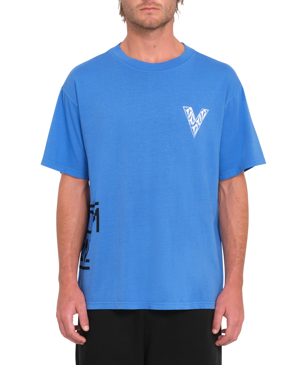 T-shirt de manga curta Volcom Fergadelic - Azul Patriota