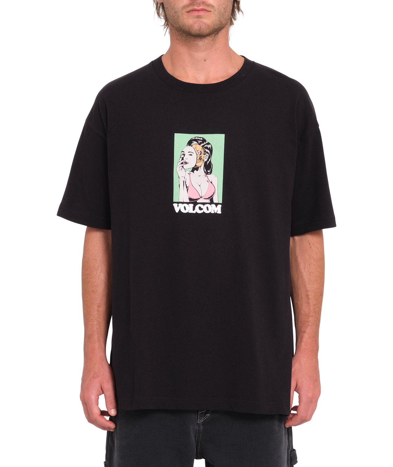 Volcom Underfaced Short Sleeve T-Shirt - Black