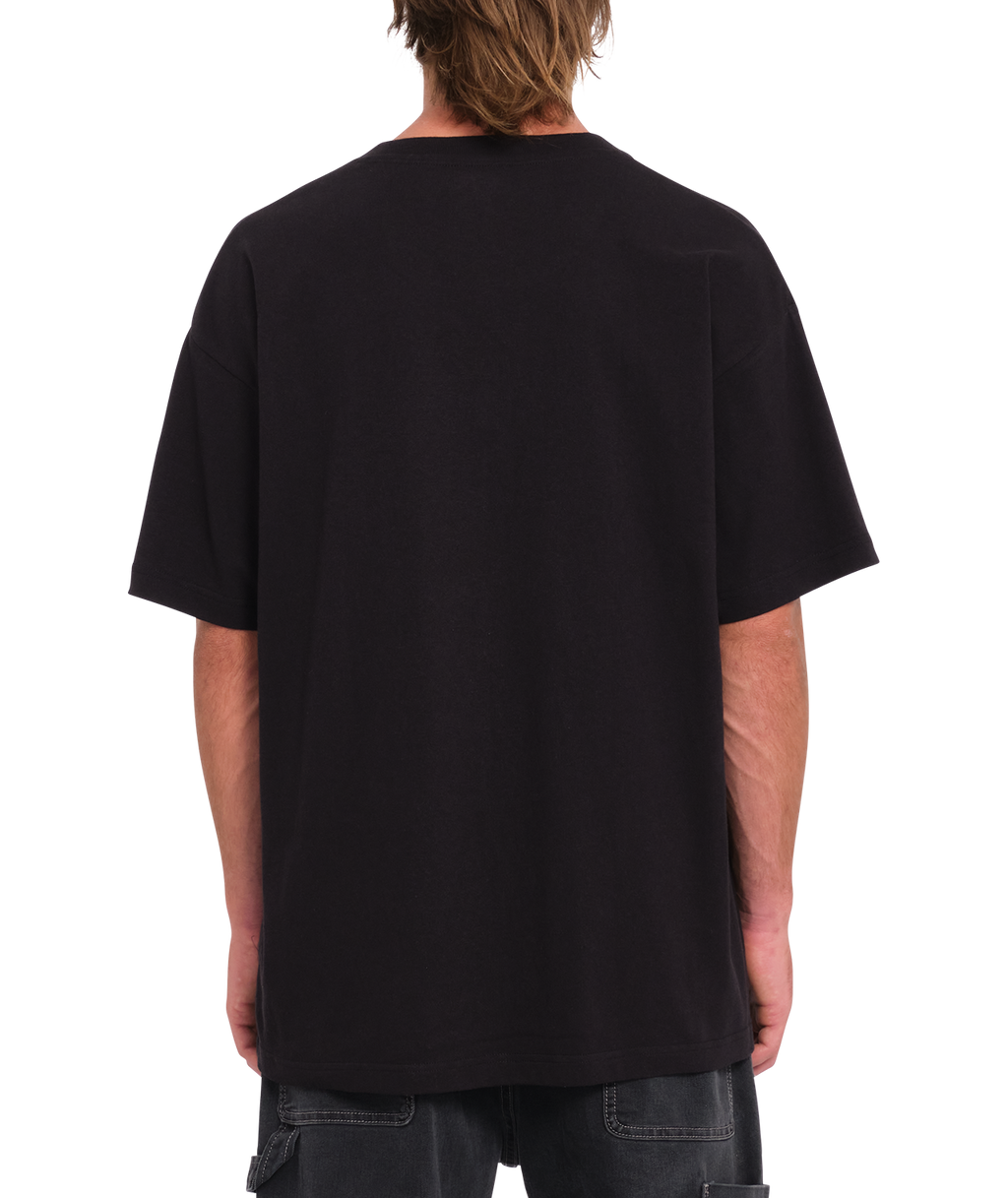 T-shirt de manga curta Volcom Underfaced - Preto