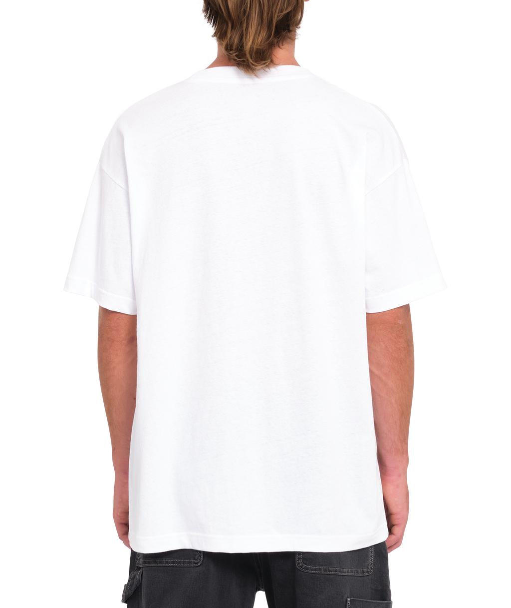 Maglietta a manica corta Volcom Underfaced - Bianco