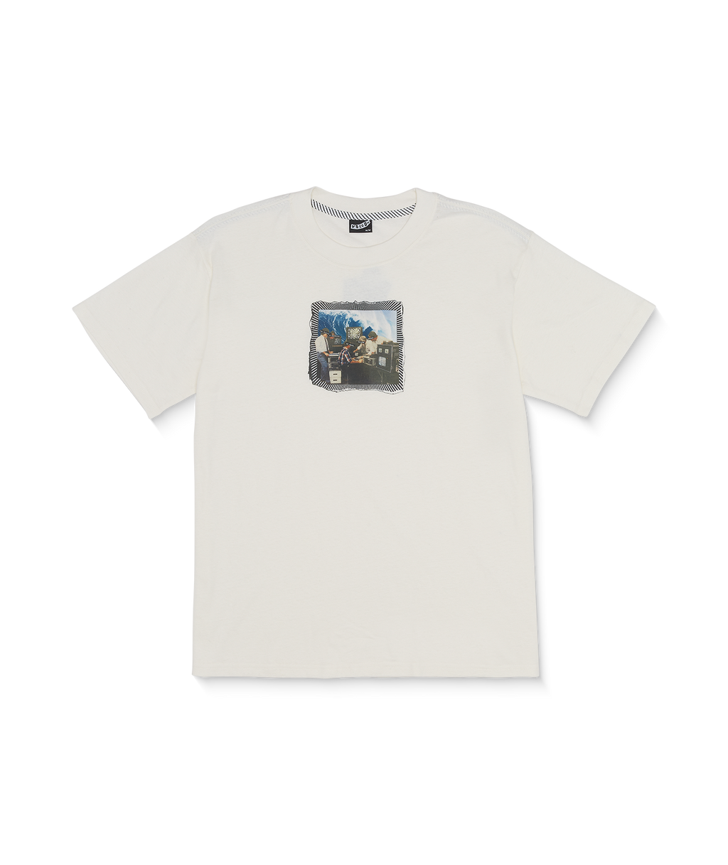 Camiseta de manga corta Volcom Machines - Off White