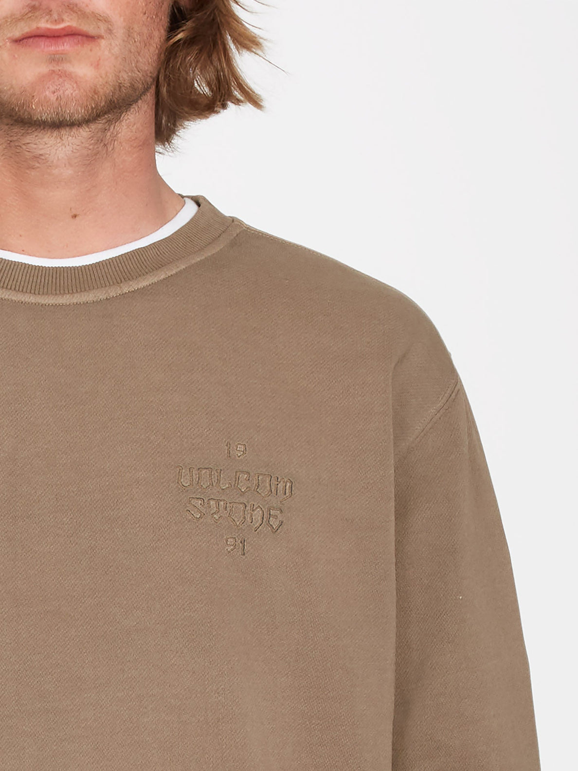 Volcom Compstone Crew Mud Sweatshirt
