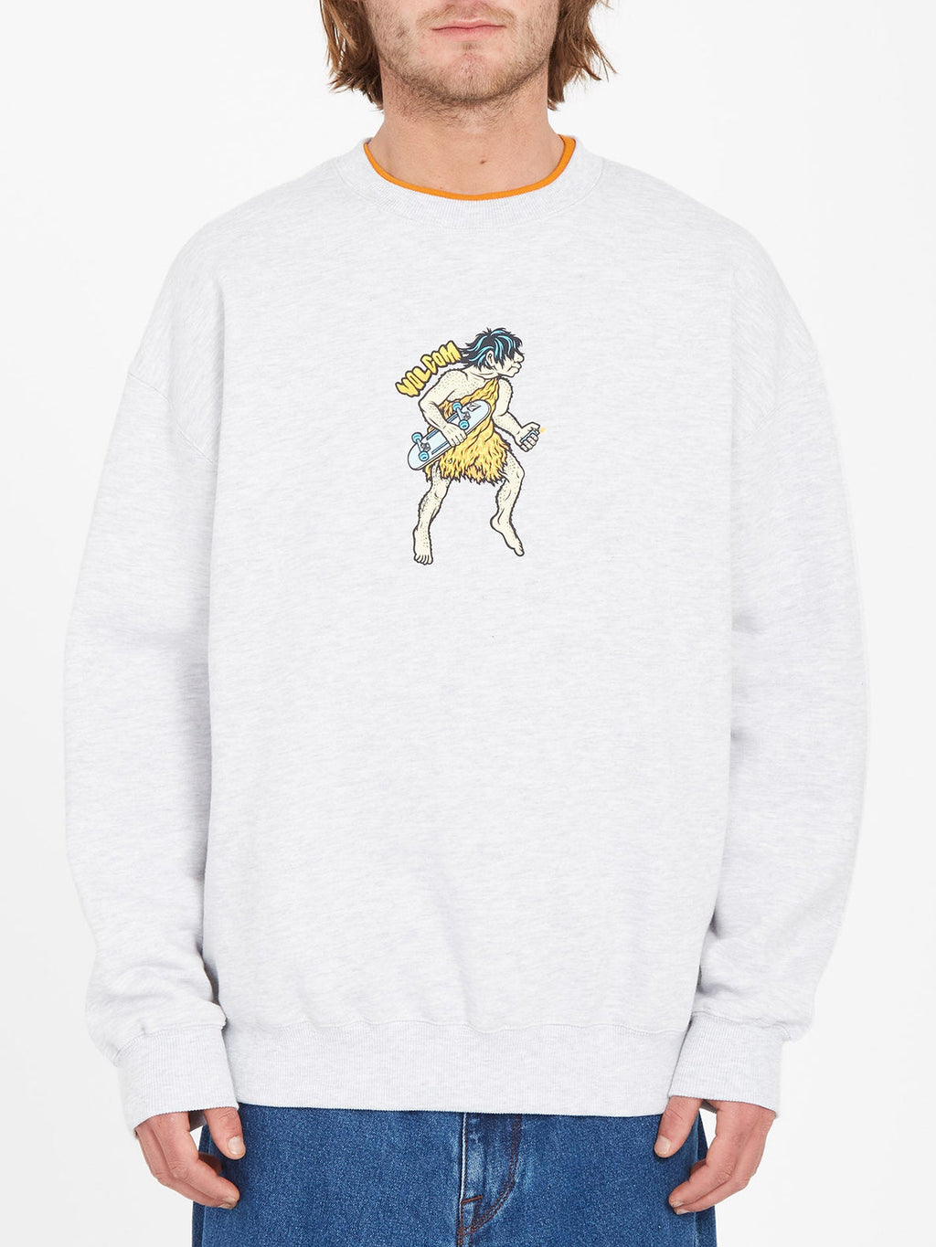 Sudadera Volcom Todd Bratrud Crew Heather Grey