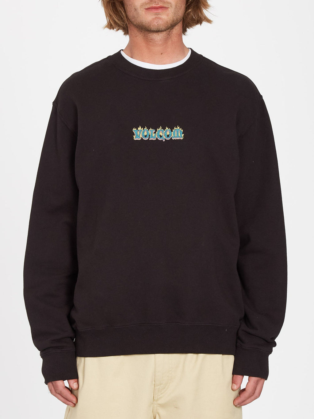 Volcom Alstone Crew Sweatshirt – Schwarz