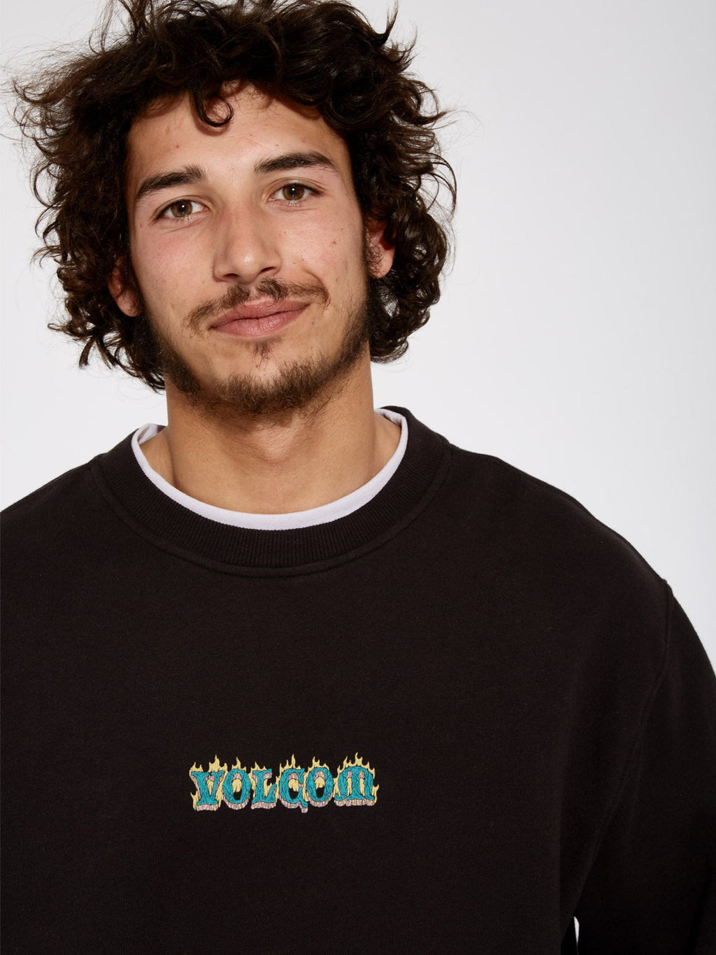 Volcom Alstone Crew Sweatshirt – Schwarz